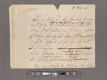 Blathwayt, William. [Fragment relative to the revenue in Jamaica]