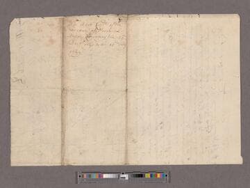 Muschamp, George. An Account Currant for all Dues and Duties received by the Receiver & Collector of Potomack District, Maryland, for the period Dec. 25, 1698 to July 15, 1699