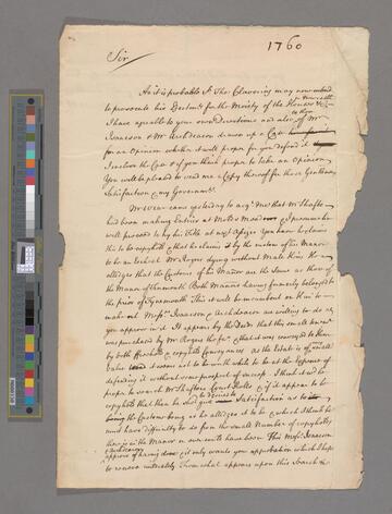 Stewart, Edward. Letter to Edward Montagu