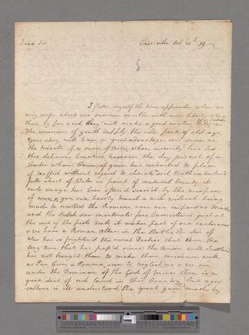 Montagu, Elizabeth (Robinson). Letter to Thomas Lyttleton, 2nd Baron Lyttleton of Frankley