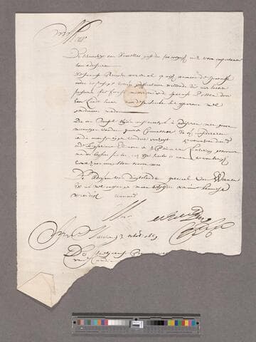 Casteleyn, [-----?]. Letter to William Blathwayt