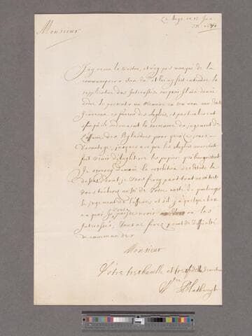 Blathwayt, William. Letter to Paulus Buys