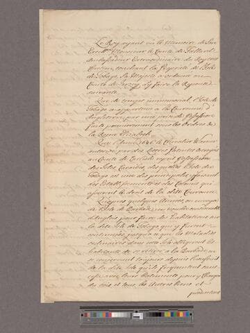 Villiers, Edward, 1st Earl of Jersey. Answer to the French Ambassador's [Comte de Tallard] Memorial relating to the Island of Tobago