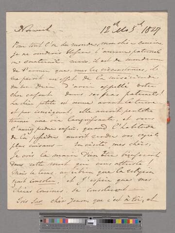 Opie, Amelia (Alderson).  Letter to Sarah (Alderson) de Barbot & Lenor de Barbot