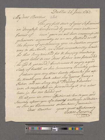 Simon, Isaac to [Alexander Black] (b)