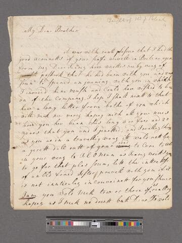 Burnett, Isabella (Black)] to Brother [i.e., Alexander Black] (b)