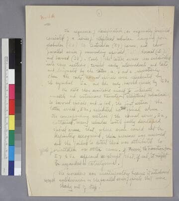 [Notes for an atlas of photographs to illustrate revised classification system for galaxies