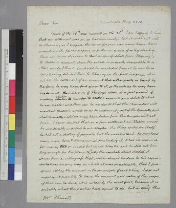 Thomas Jefferson, Monticello, letter to Archibald Thweatt