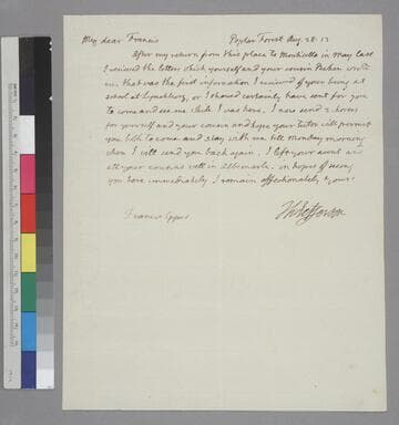 Thomas Jefferson, Poplar Forest, letter to Francis Wayles Eppes