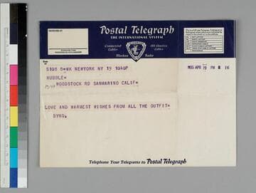 Lord Byng wires good wishes to EPH