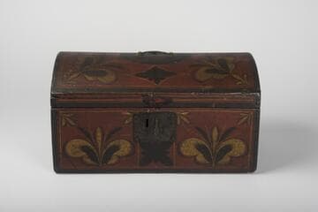Painted and Decorated Dome-top Box