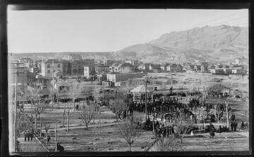El Paso. Plaza in winter