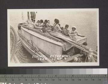 Eskimos Returning from Camp
