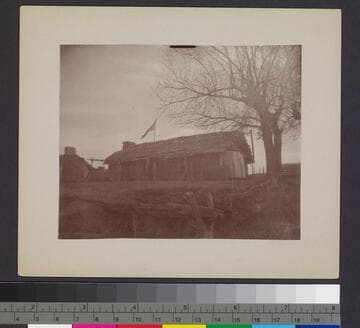 Adobe brick building. [Variant duplicate.]