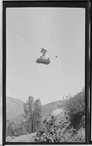 Kern River No. 3 - [overhead cable car] Hoist