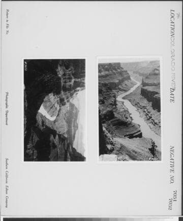 Colorado River - Overview Colorado River from canyon rim