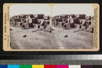 View of an unidentified pueblo
