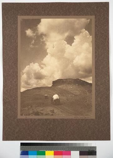 Sacred Butte of the Navajo, on the trail to the Little Colorado Junction with the Big Colorado