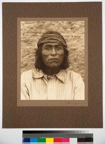 In Navajo Land, Arizona. A renegade Navajo from Navajo Mountain