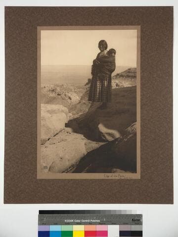 Edge of the Mesa. Hopi. Second Mesa