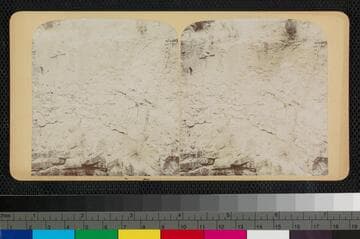 View of a ladder attached to a canyon wall