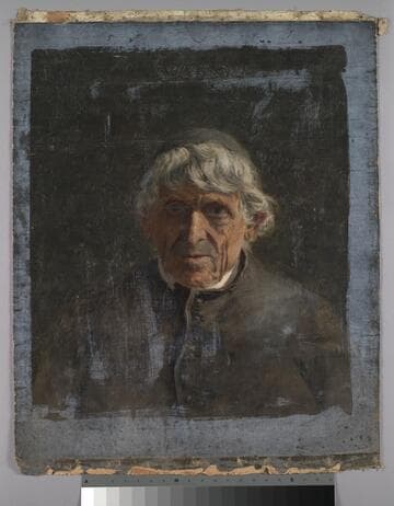Portrait of Elderly Priest