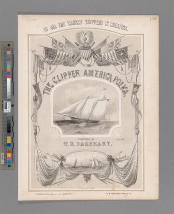 The clipper America polka / composed by W. H. Barnhart