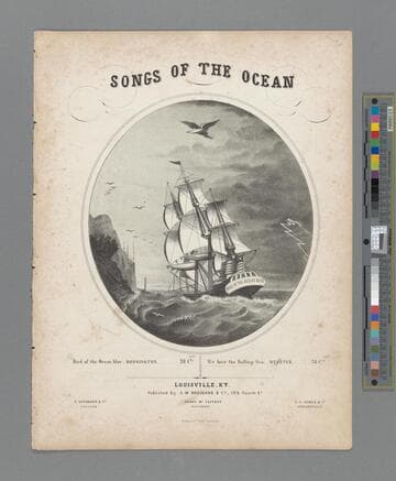 We love the rolling sea / written by Virginius Hutchen composed by E. Z. Webster