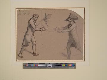 Study for General Fraser Mortally Wounded