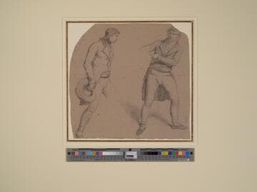 Study for General Fraser Mortally Wounded
