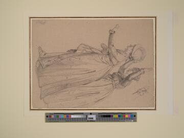 Study for General Fraser Mortally Wounded