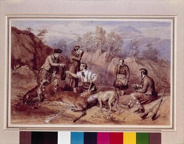 Highland Hunting Scene