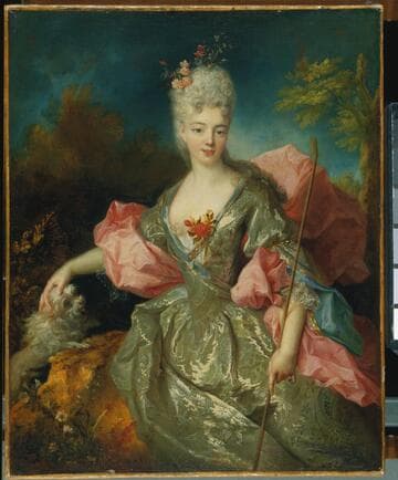 Mary Josephine Drummond, Condesa de Castelblanco, as Astrea