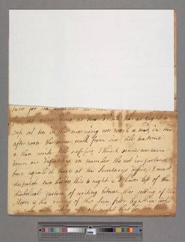 Montagu, Elizabeth (Robinson). Letter to Elizabeth (Drake) Robinson
