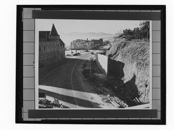 Construction of the McClure Tunnel in Santa Monica
