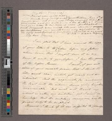 Edgeworth, W[illiam].  Letter to [Sir] Francis [Beaufort]