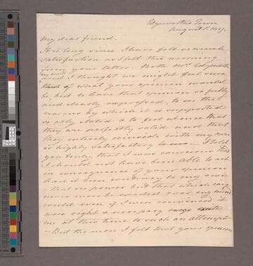 Edgeworth, Maria.  Letter to Sir Francis Beaufort