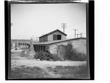Wolfskill home at 4th and 5th and Alameda streets, Los Angeles