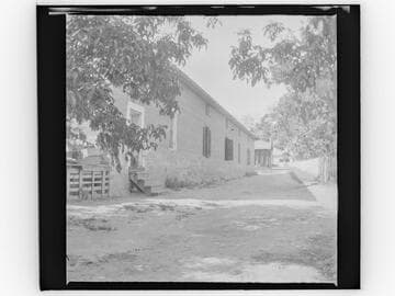Unidentified large brick building