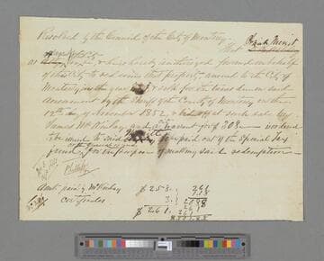 Resolution 12th day of November 1852