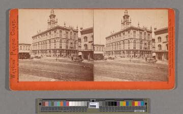 [Masonic Temple. Corner of Market and Montgomery, San Francisco.]