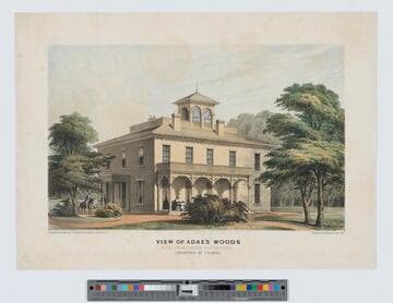 View of Adae's Woods : in Mill Creek township near Cincinnati. (Residence of C.F. Adae.)