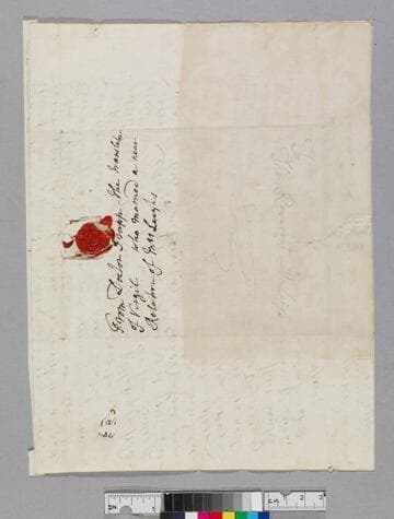 Trapp, Joseph, 1679-1747. Letter to Theophilus Leigh, 1693-1785