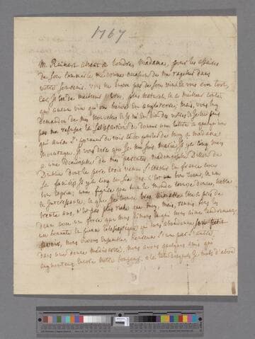 Dromgold, Jean. Letter to Elizabeth (Robinson) Montagu