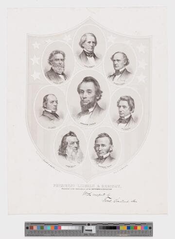 President Lincoln & cabinet