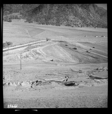 Borel Powerhouse - Borel Canal - Isabella Dam - Progress picture, looking West