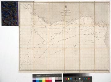 The currents off the coast of Guinea / collected by Captain A.T.E. Vidal R.N