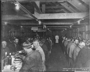 The builders of Big Creek worked hard and ate hard