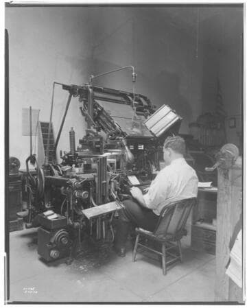 Linotype at Puente (Shoop)
