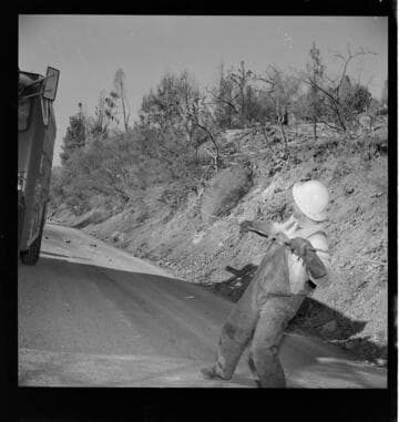 Edison crews replacing burned poles and other infrastructure after a brush fire